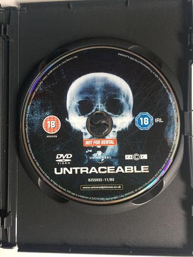 Untraceable [2008] Diane Lane [Movie DVD]