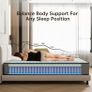 Single Mattress Hybrid Memory Foam Medium Firm Single Size Mattress, 25CM Image 4