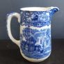 Fabulous Antique Blue and White Hot Chocolate Pot By George Jones & Sons in the Abbey Pattern, Circa 1901-1921, Capacity 1 Pint, Lid is Missing Image 5