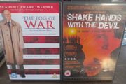 Shake hands with the Devil + The Fog of War Documentary Dvd bundle Military Vietnam Rwanda