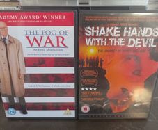 Shake hands with the Devil + The Fog of War Documentary Dvd bundle Military Vietnam Rwanda