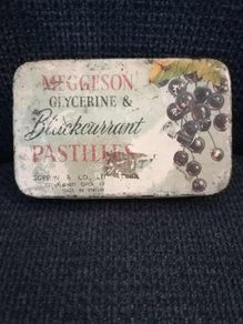 Vintage Glycerine & Blackcurrant Pastilles Tin