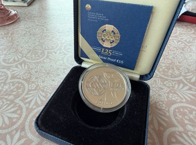 125 Years of GAA silver coin