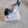 Royal Copenhagen figurine seagull on marble plinth. Image 6