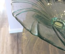 Large glass dish