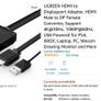 Ugreen 40238 HDMI to DP DisplayPort Display Converter 4Kx2K + USB Power for HDTV LCD Image 6