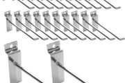 40,000 Slat Wall And Peg Board Display Hooks From 35 Cent - Large Quantity!
