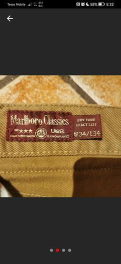 men marlboro camel colour jeans