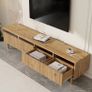 Premium 178cm TV Cabinet  Wood Effect Finish with Ample Storage Image 6