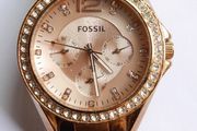 Fossil ES2811 Women Stainless Steel Analog Dial Quartz Genuine Wrist Watch (fresh battery)