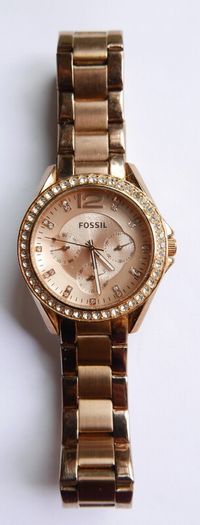 Fossil ES2811 Women Stainless Steel Analog Dial Quartz Genuine Wrist Watch (fresh battery)