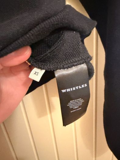 Black whistles sweatshirt