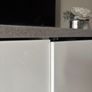 White Sideboard / TV Unit with Grey Top Image 2