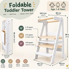 Foldable Toddler Tower