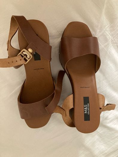 Brand New without Tags Marks and Spencer Leather Upper Sandals
