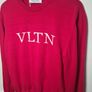 mens VALENTINO jumper sweater top red VLTN logo size Large Image 9