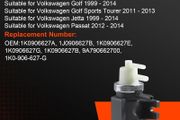 Turbo Boost Pressure Solenoid Valve,1K0906627A,Suitable for Audi A3 Boost Solenoid Suitable for Golf for Passat for Jetta 1J0906627B