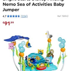 Baby Jumper - Bright Starts Disney Finding Nemo Sea of Activities