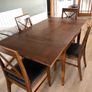 For sale: Solid wood extendable table with 6 chair Image 4
