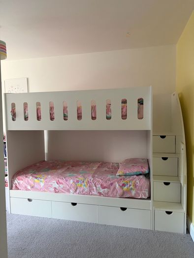 Tall Bunk with Staircase and storage
