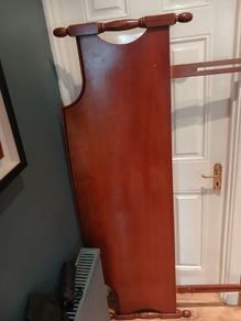 cherry wood headboard