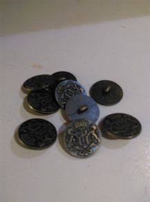 Vintage Buttons, 25mm
