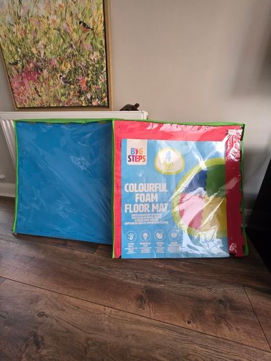 Brand New Big Steps Colourful Foam Floor Mat - 8 Pieces - Baby/Kids Play Mat