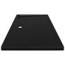 Rectangular ABS Shower Base Tray Black 70x120 cm Image 4