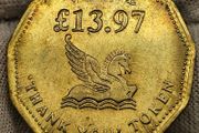 Thank You Token 13.97 Pounds Value