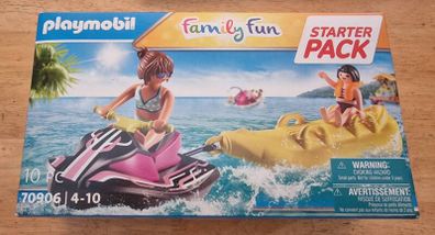 BRAND NEW Playmobil 70906 FamilyFun Jet Ski With Banana Boat Starter Set