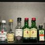 Jameson powers Whiskey gin vodka empty mini bottles Image 10