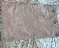 Blush colour curtains