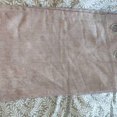 Blush colour curtains