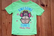 Age 6-7 Bright Green Monkey Teeshirt