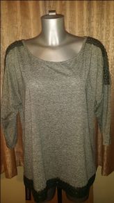 Atmosphere lovely top with lace size UK18 EU46 Postage included