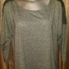 Atmosphere lovely top with lace size UK18 EU46 Postage included