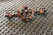 antique victorian sterling silver sweetheart brooch