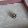 Pandora Abundance of Love charm, of openwork pink enamel hearts accented by two 14k gold hearts, perfect condition, fully hallmarked Image 2
