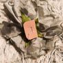 Soft Grey Flower hair clip Elegant & Versatile Image 2