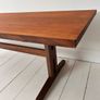Mid Century Scandinavian Design Oiled Teak Coffee Table Image 2