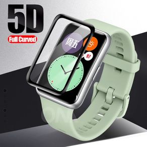 5D Soft Fibre Glass Protective Film For Honor band 6 Full Curved Cover Screen Protector for Huawei band 6 Smart Wristband