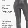 Spanx Biker-Style Leggings (Size M) Image 6
