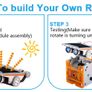 Solar Robot Toy 12-in-1 Educational Science Experiment kit DIY Building Toy Construction Engineering Set for Kids Age 8-12 Boys & Girls Birthday Christmas Gift,Solar Powered Toy-Grey Image 2