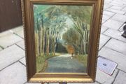 Art - Vintage Oil on Board ( Elean Wallace )