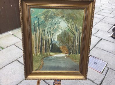 Art - Vintage Oil on Board ( Elean Wallace )