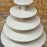 Large 4 Tier Wooden Display Stand Image 2