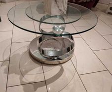 Saturn Extendable Glass Coffee Table