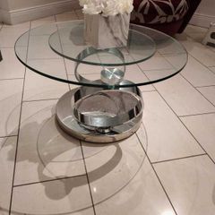 Saturn Extendable Glass Coffee Table