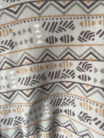 Columbia Men's Beige Pattern Fleece Jacket Size XL
