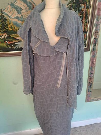 My soul designer grey turtleneck jacket